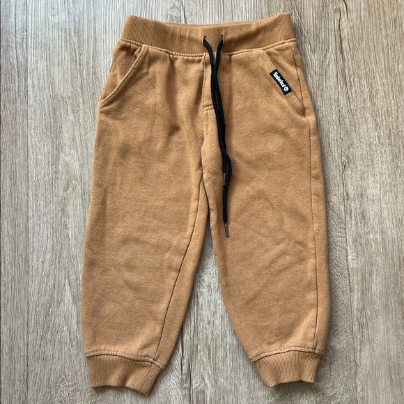 Timberland Toddler Boy Black Sweatshirt with Matching Brown Joggers Size 4T - Picture 6 of 13